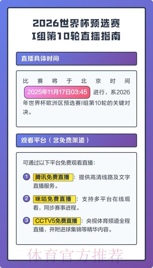 2026世界杯直播平台推荐详细指南 2026世界杯直播平台推荐详细指南